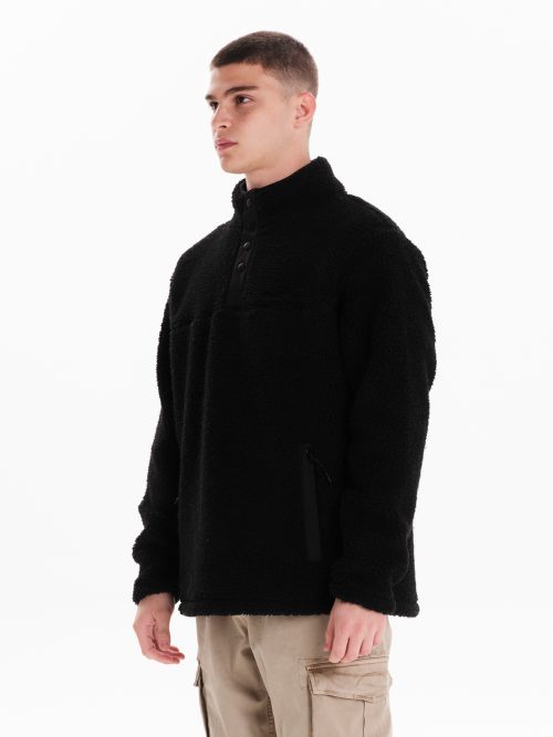 Emerson Sherpa Pullover Ανδρικό Φούτερ 242.EM280.12 Black - Image 2