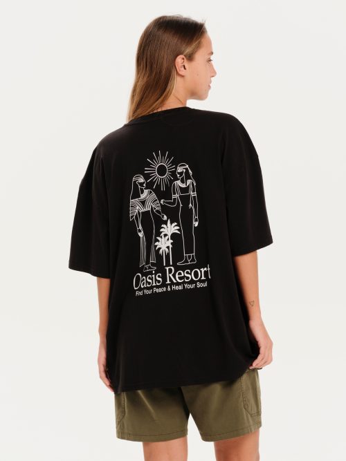 Emerson Γυναικείο Oversized T-Shirt 251.EW33.60 BLACK - Image 3
