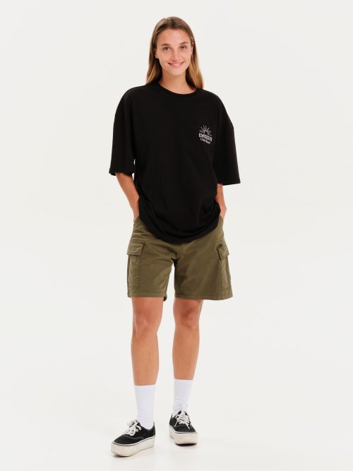 Emerson Γυναικείο Oversized T-Shirt 251.EW33.60 BLACK - Image 4