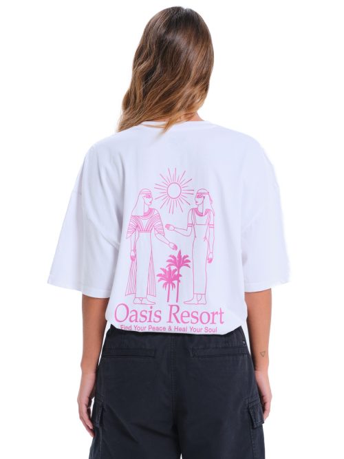 Emerson Γυναικείο Oversized T-Shirt 251.EW33.60 WHITE - Image 3