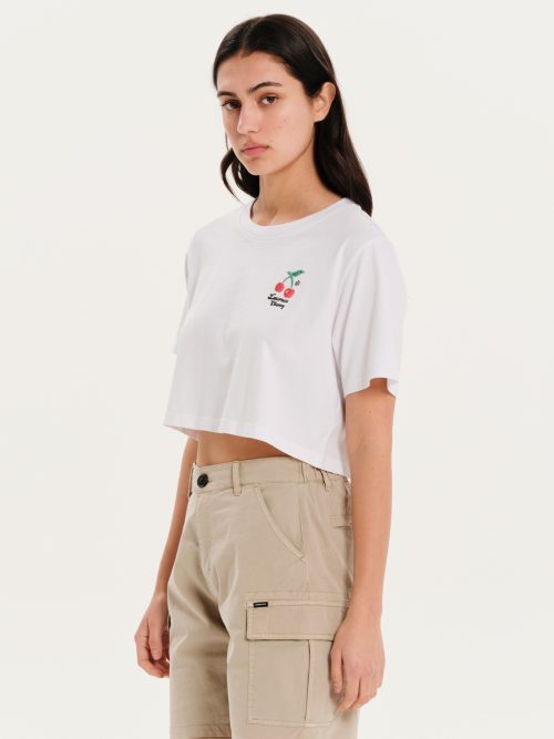 Emerson Γυναικείο Crop T-Shirt 251.EW33.68 WHITE - Image 2