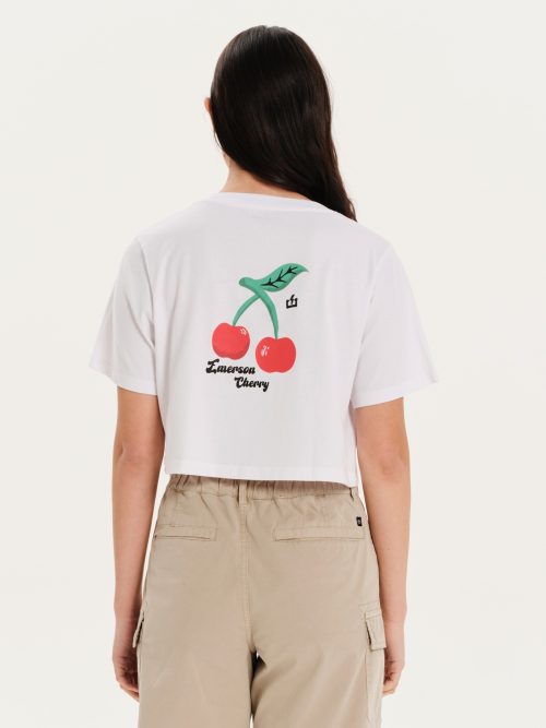 Emerson Γυναικείο Crop T-Shirt 251.EW33.68 WHITE - Image 3