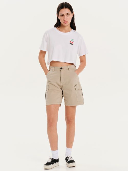 Emerson Γυναικείο Crop T-Shirt 251.EW33.68 WHITE - Image 4