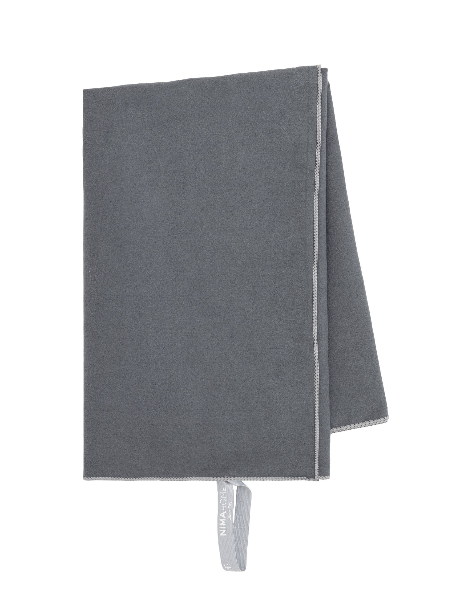 Nima Microfiber Πετσέτα Θαλάσσης Riva Dark Grey 90×160