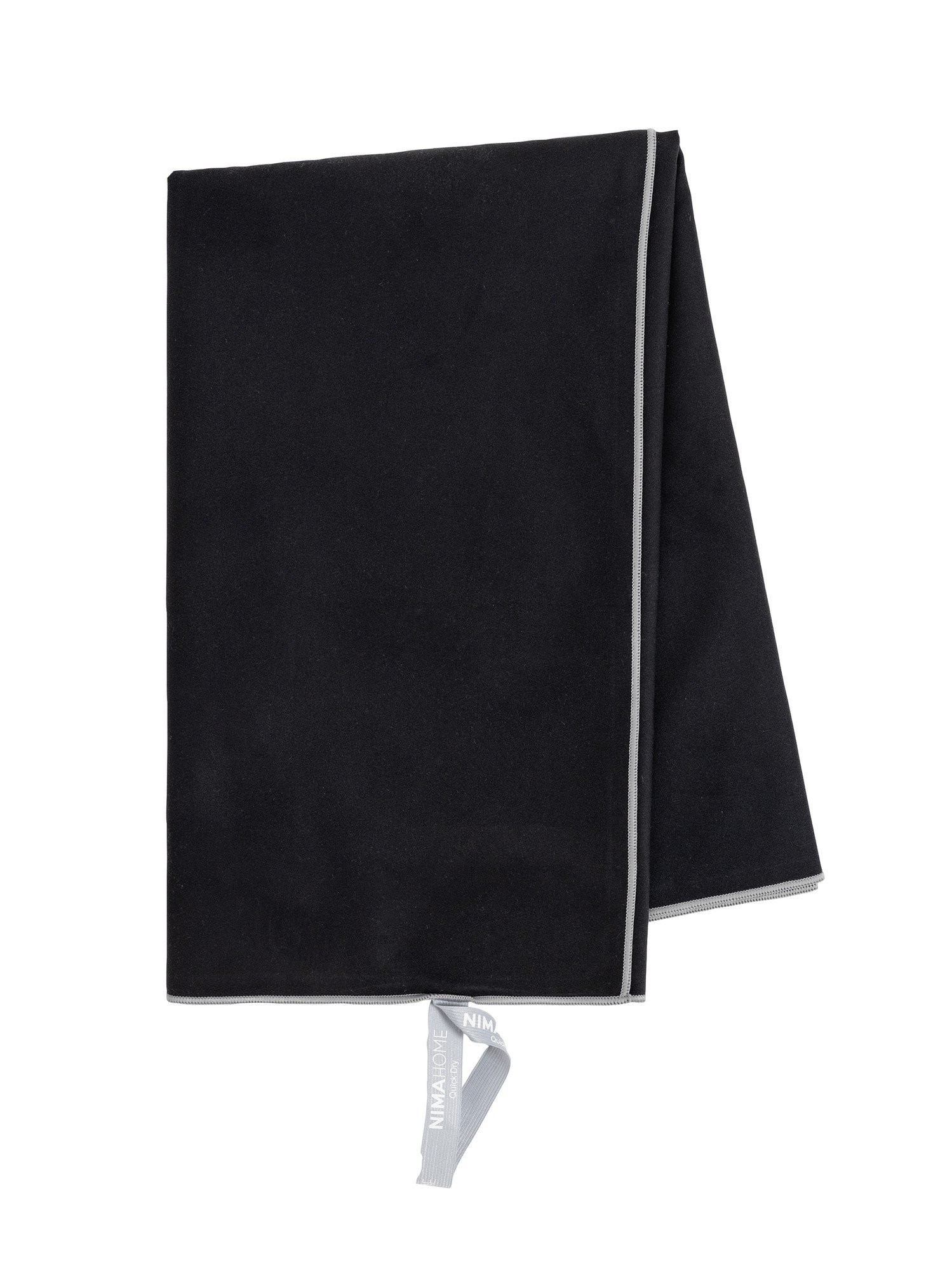 Nima Microfiber Πετσέτα Θαλάσσης Riva Black 90×160