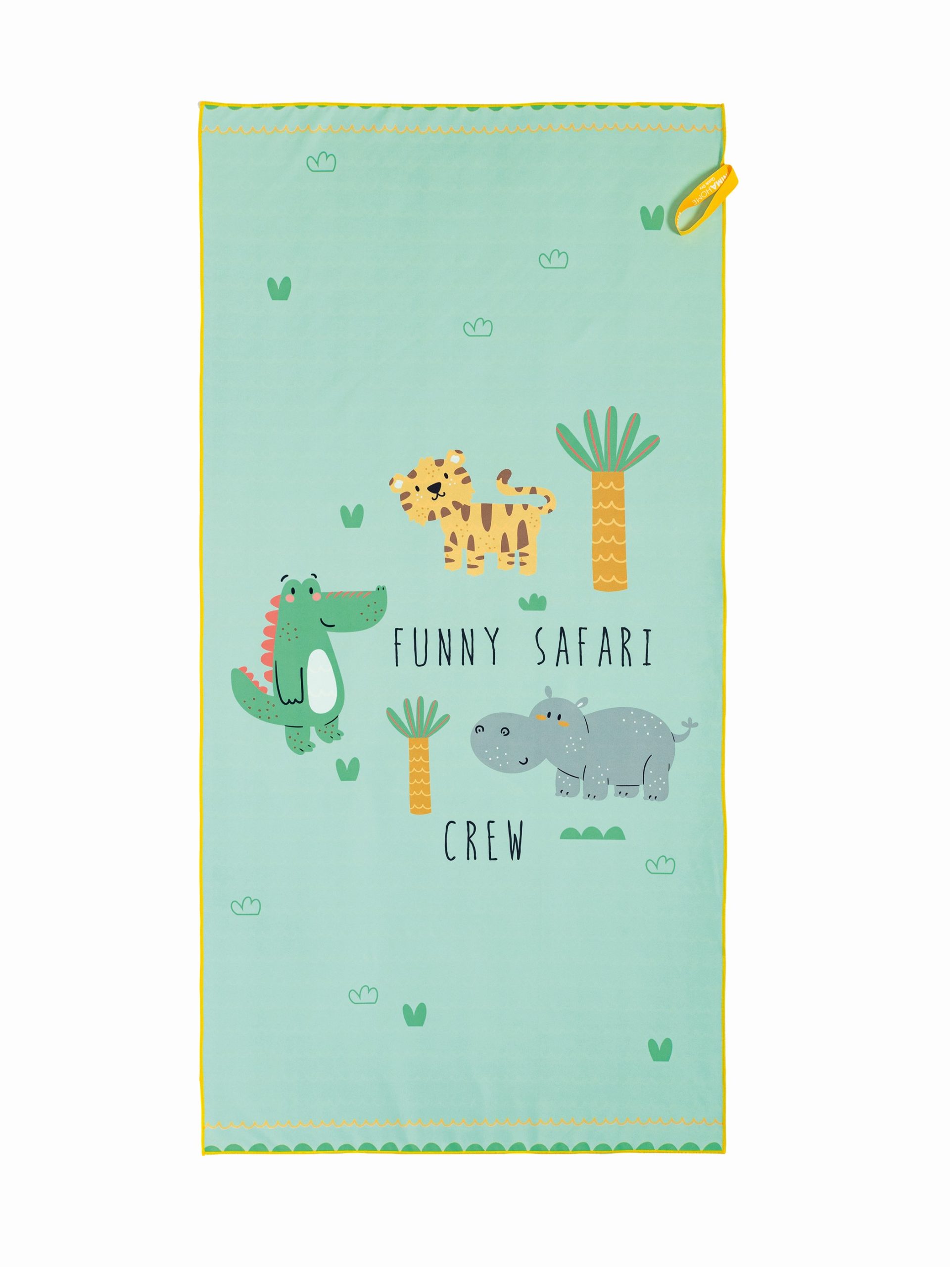 Nima Πετσέτα Θαλάσσης Παιδική Riva Funny Safari 70×140