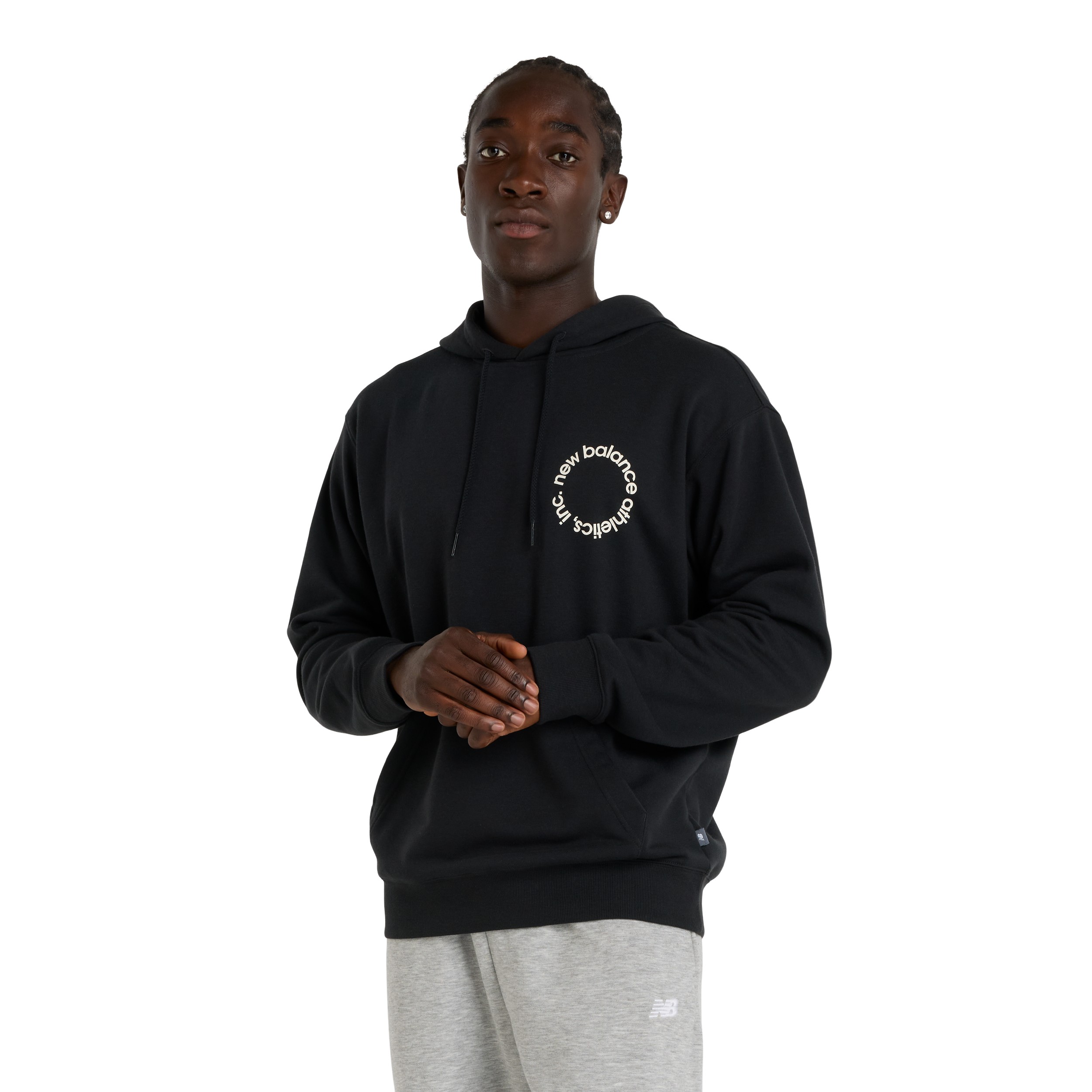 New Balance Circular Logo Hoodie MT51916BK