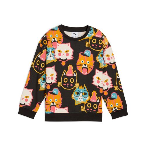 Puma Moody Cat AOP Crew TR Παιδική Φούτερ 632207-01 - Image 6