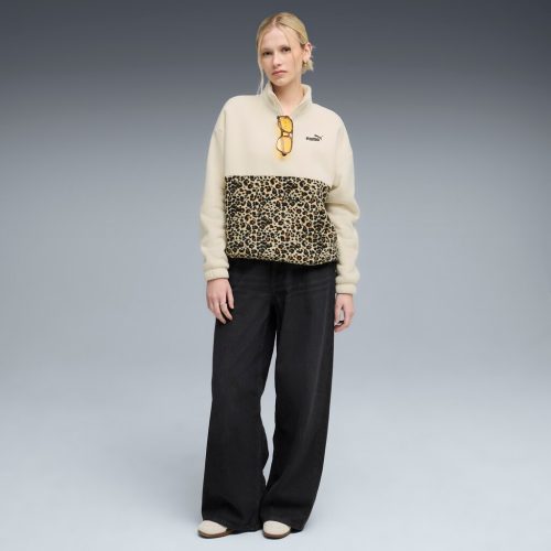 Puma Ess Graphic Animal Relaxed Half-Zip Crew 688083-87 - Image 3