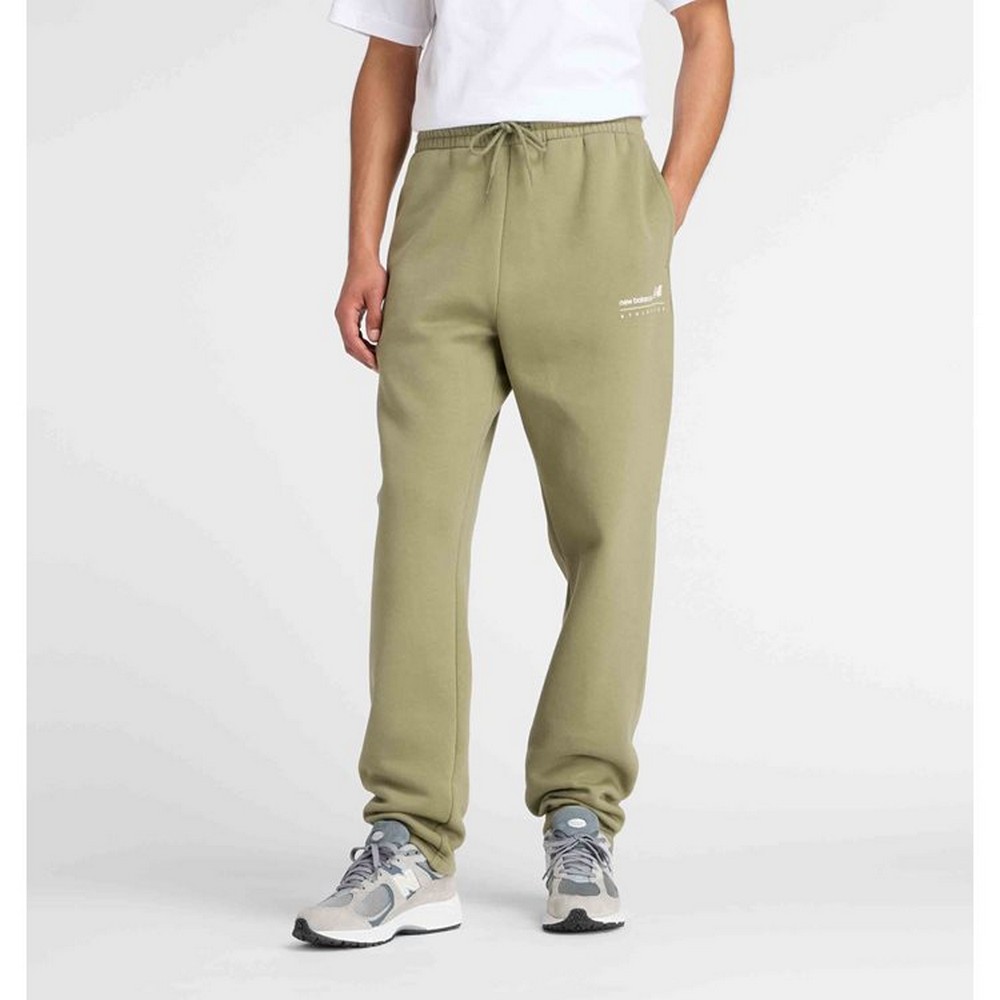 New Balance Linear Graphic Fleece Pant MP53508 DEK