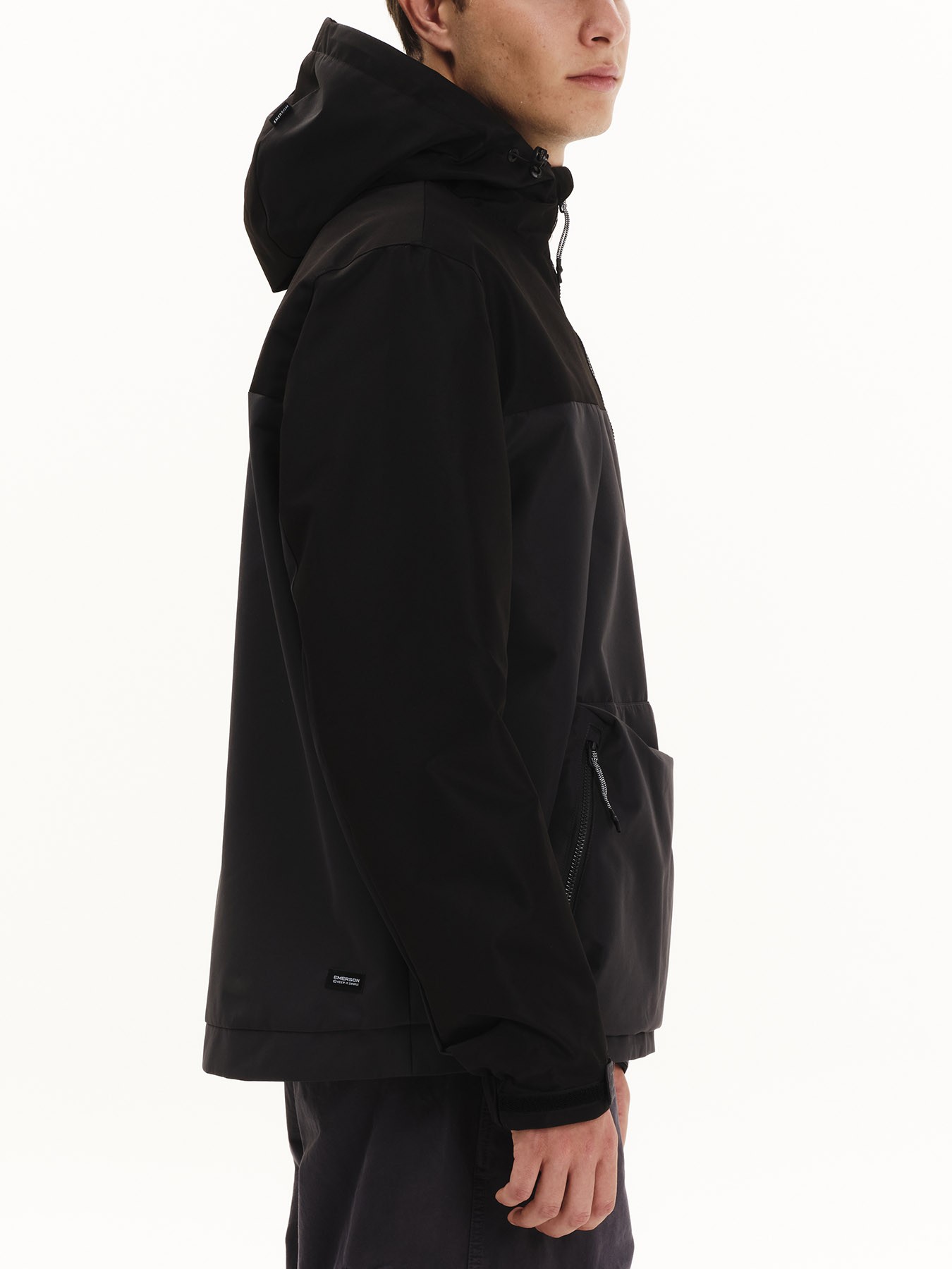 Emerson Puffer Ανδρικό Μπουφάν Με Κουκούλα 252.EM10.68 Ebony/Black - Image 5