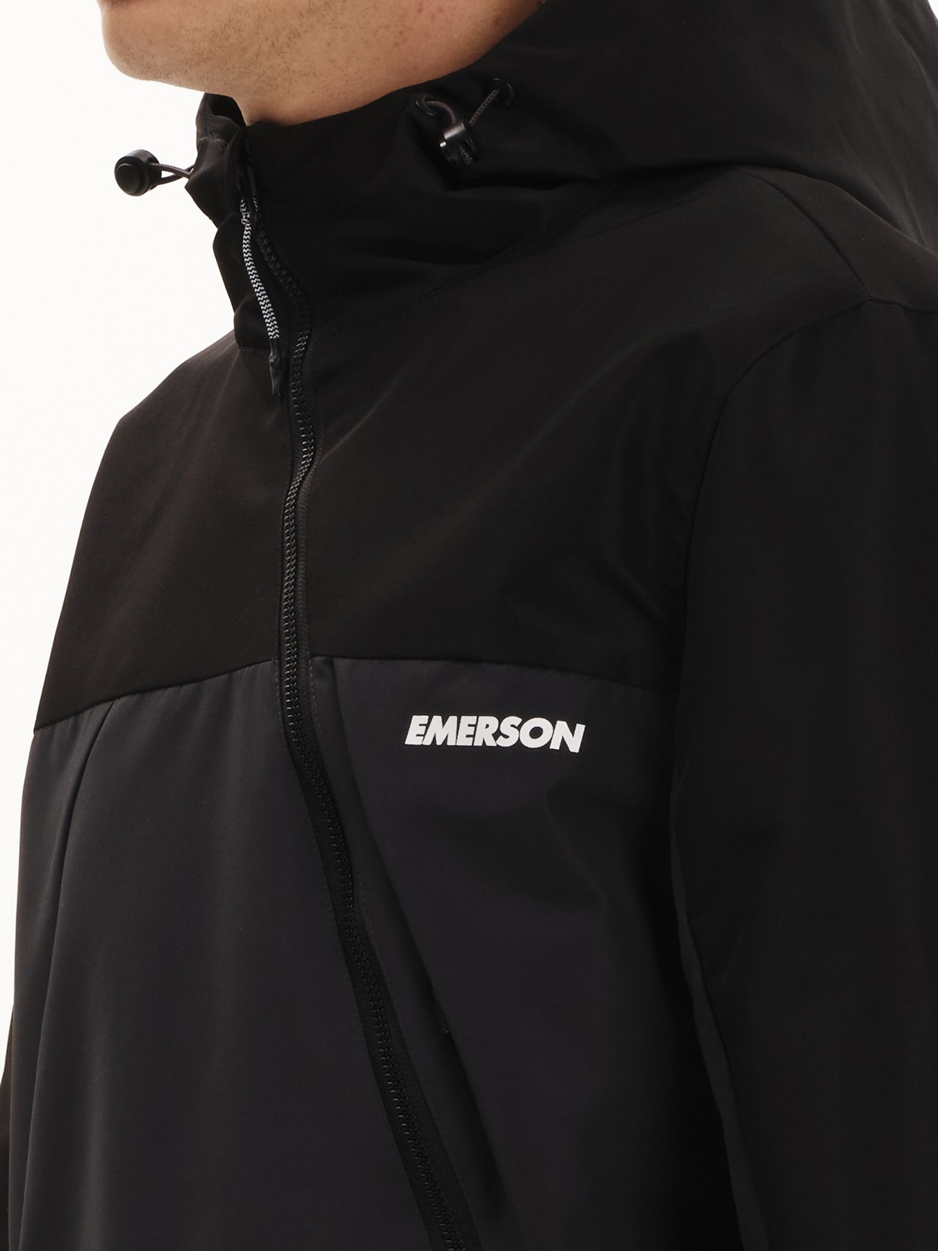 Emerson Puffer Ανδρικό Μπουφάν Με Κουκούλα 252.EM10.68 Ebony/Black - Image 6