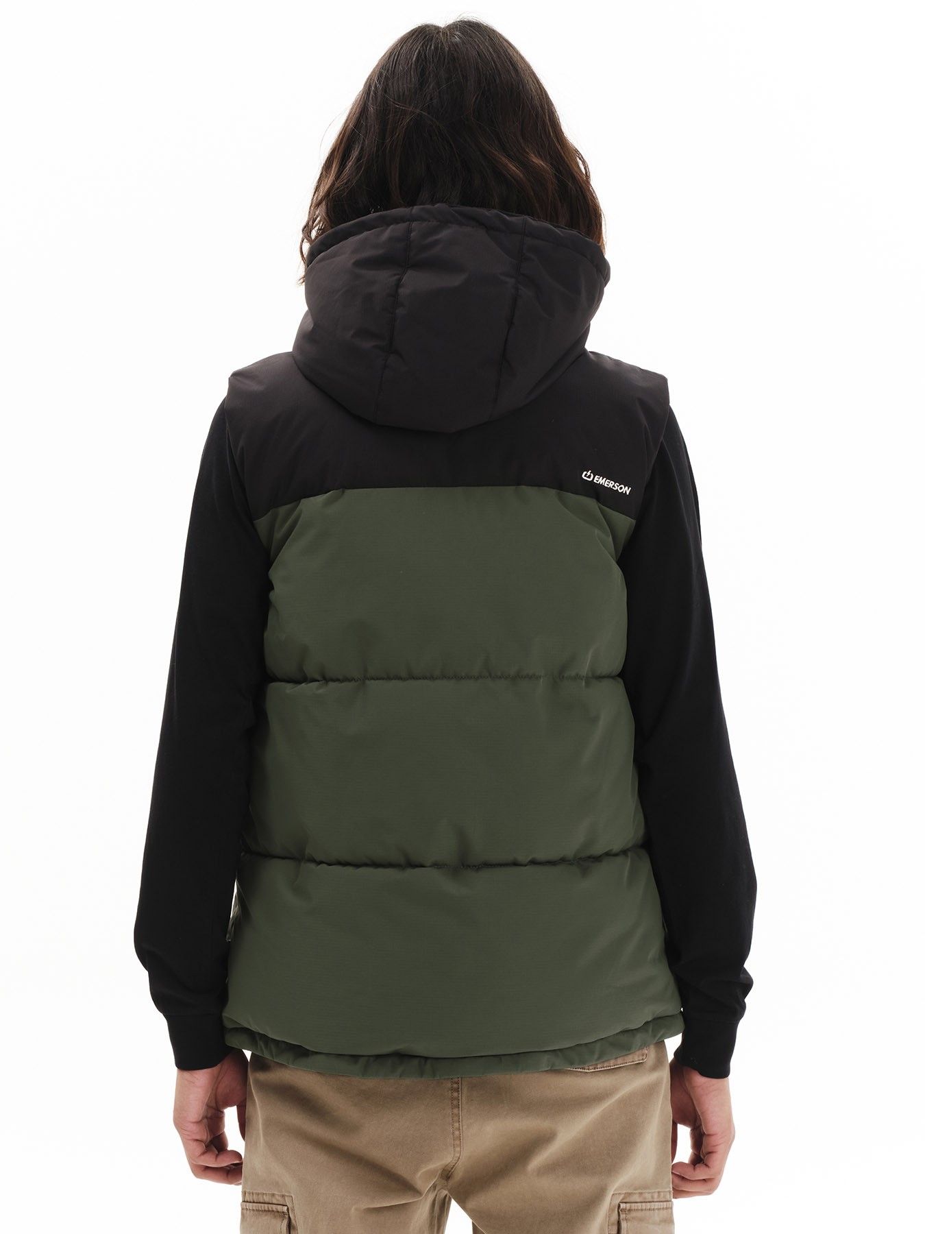 Emerson Puffer Ανδρικό Αμάνικο 252.EM10.77 Pine Olive - Image 3