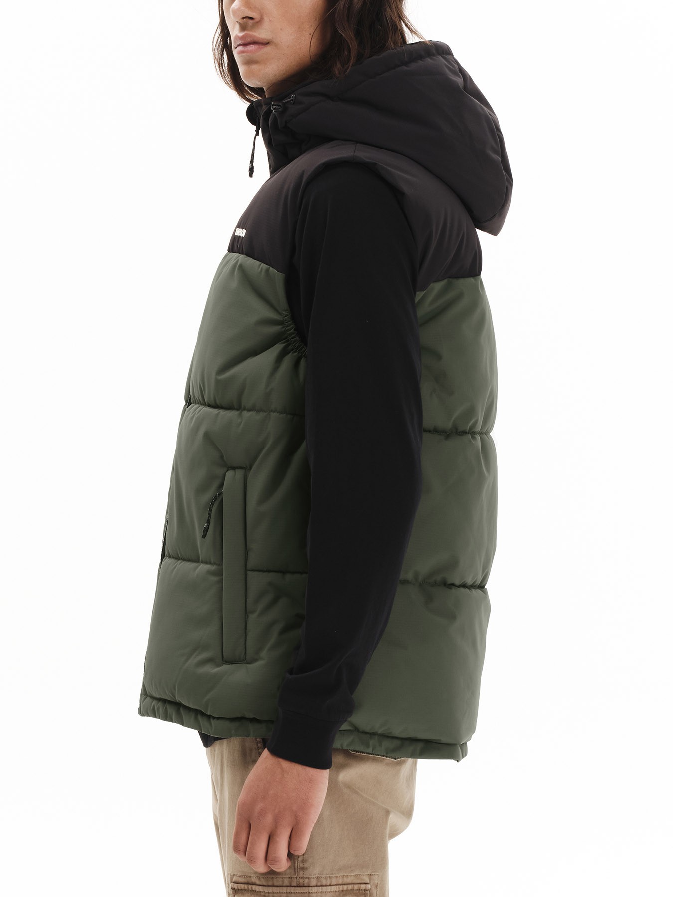 Emerson Puffer Ανδρικό Αμάνικο 252.EM10.77 Pine Olive - Image 5