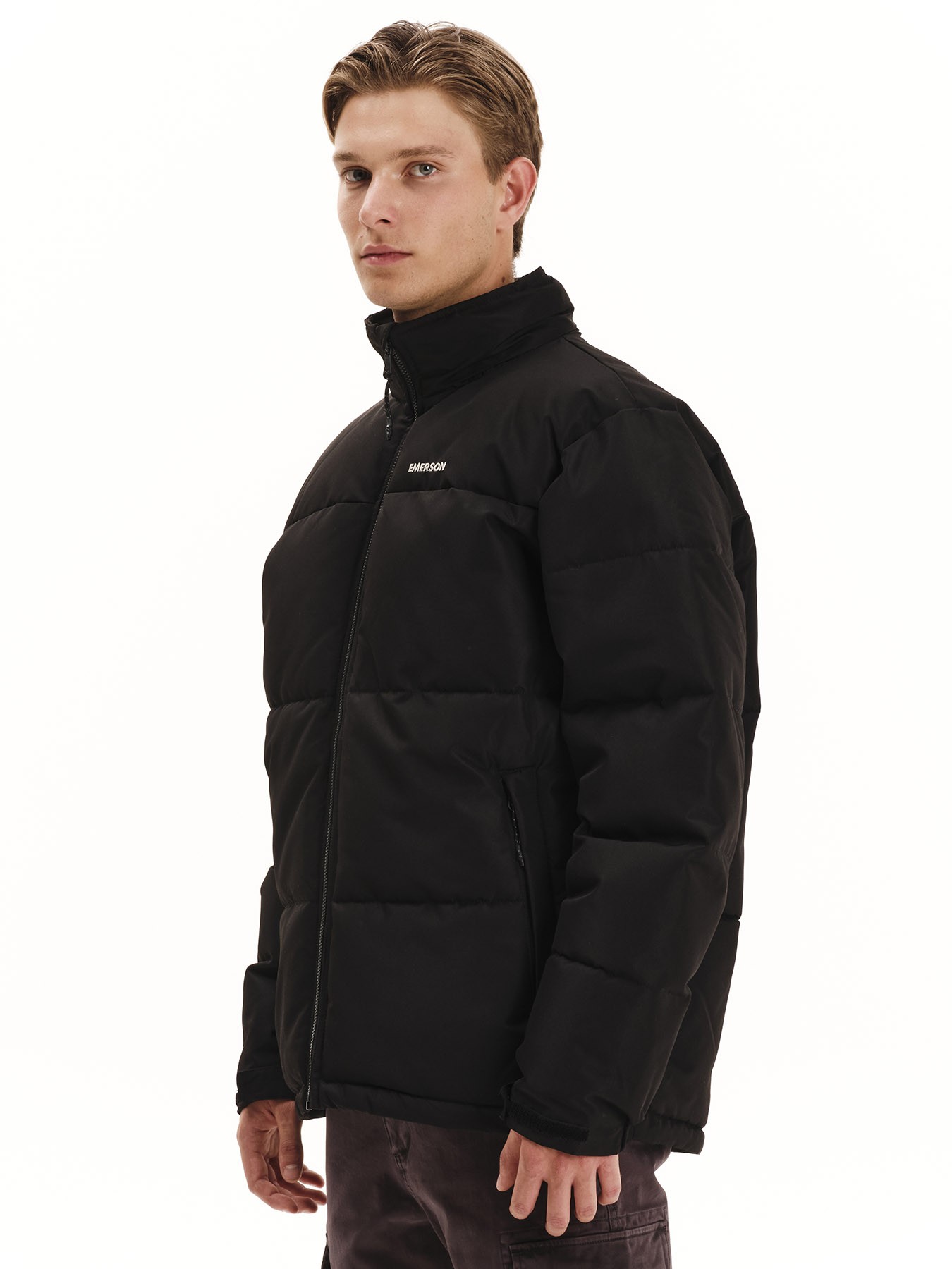 Emerson Puffer Ανδρικό Μπουφάν Με Κρυφή Κουκούλα 252.EM10.79 Black - Image 2