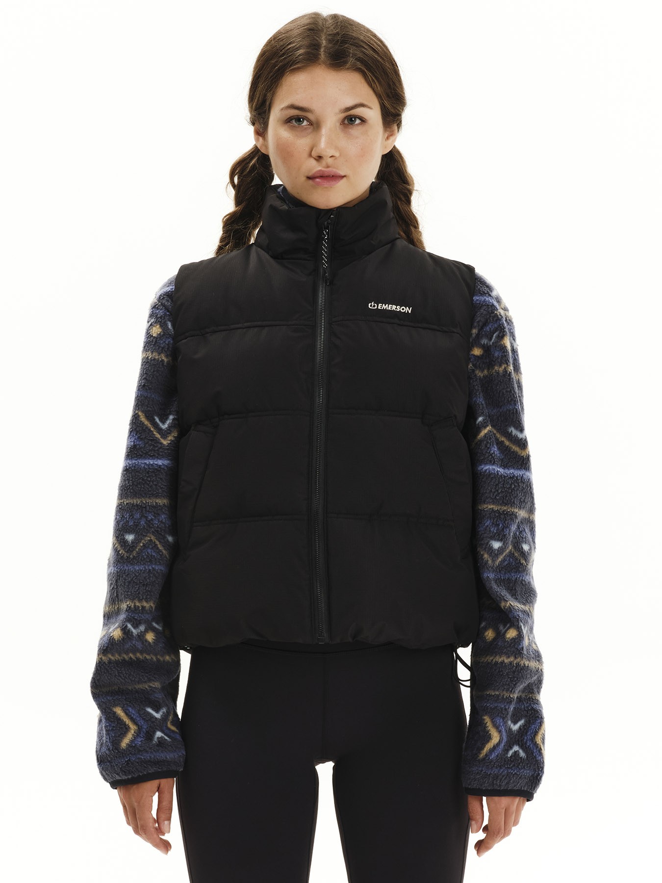 Emerson Γυναικείο Αμάνικο Μπουφάν Puffer 252.EW10.73 Black