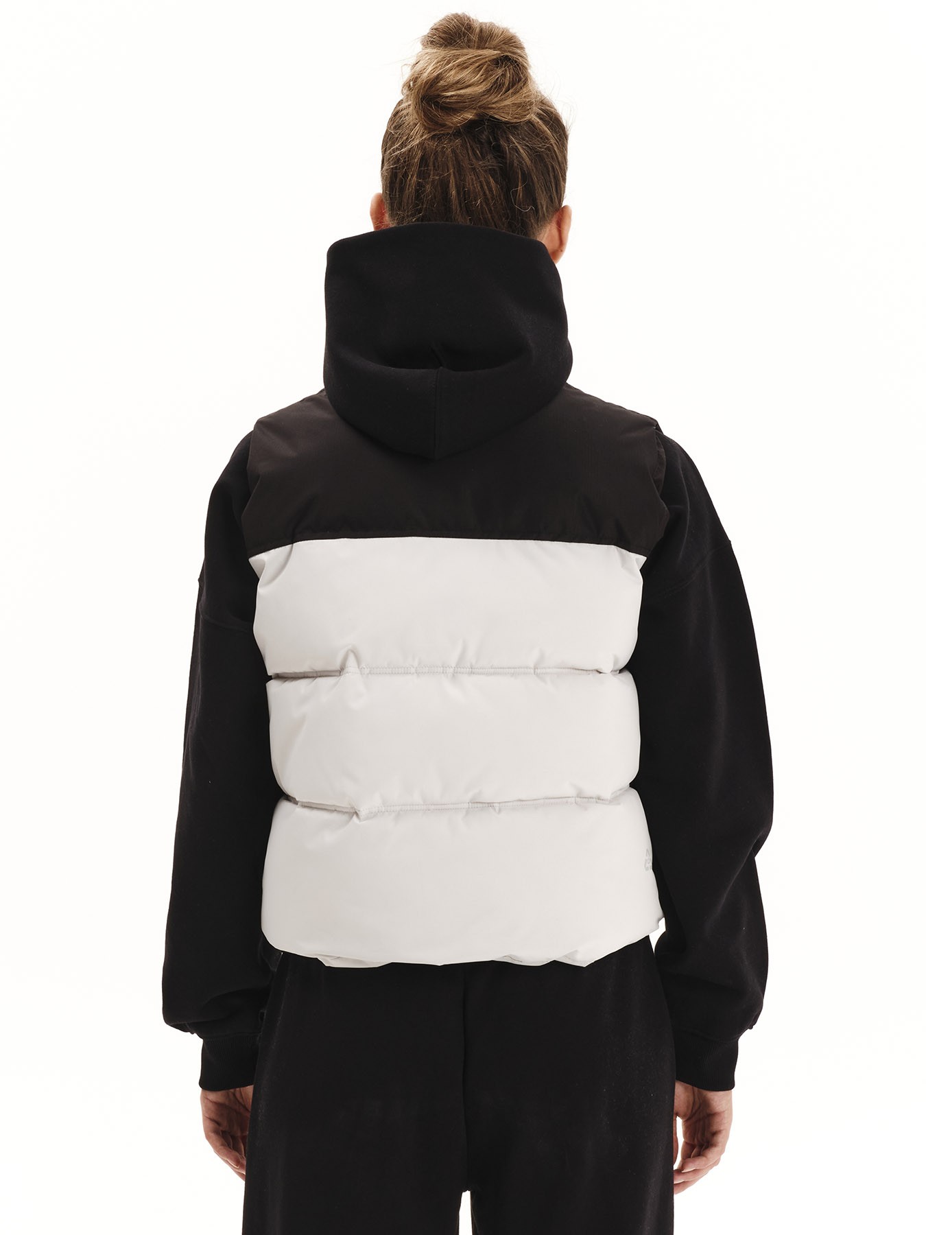 Emerson Γυναικείο Αμάνικο Μπουφάν Puffer 252.EW10.73 Clay Gray/Black - Image 3