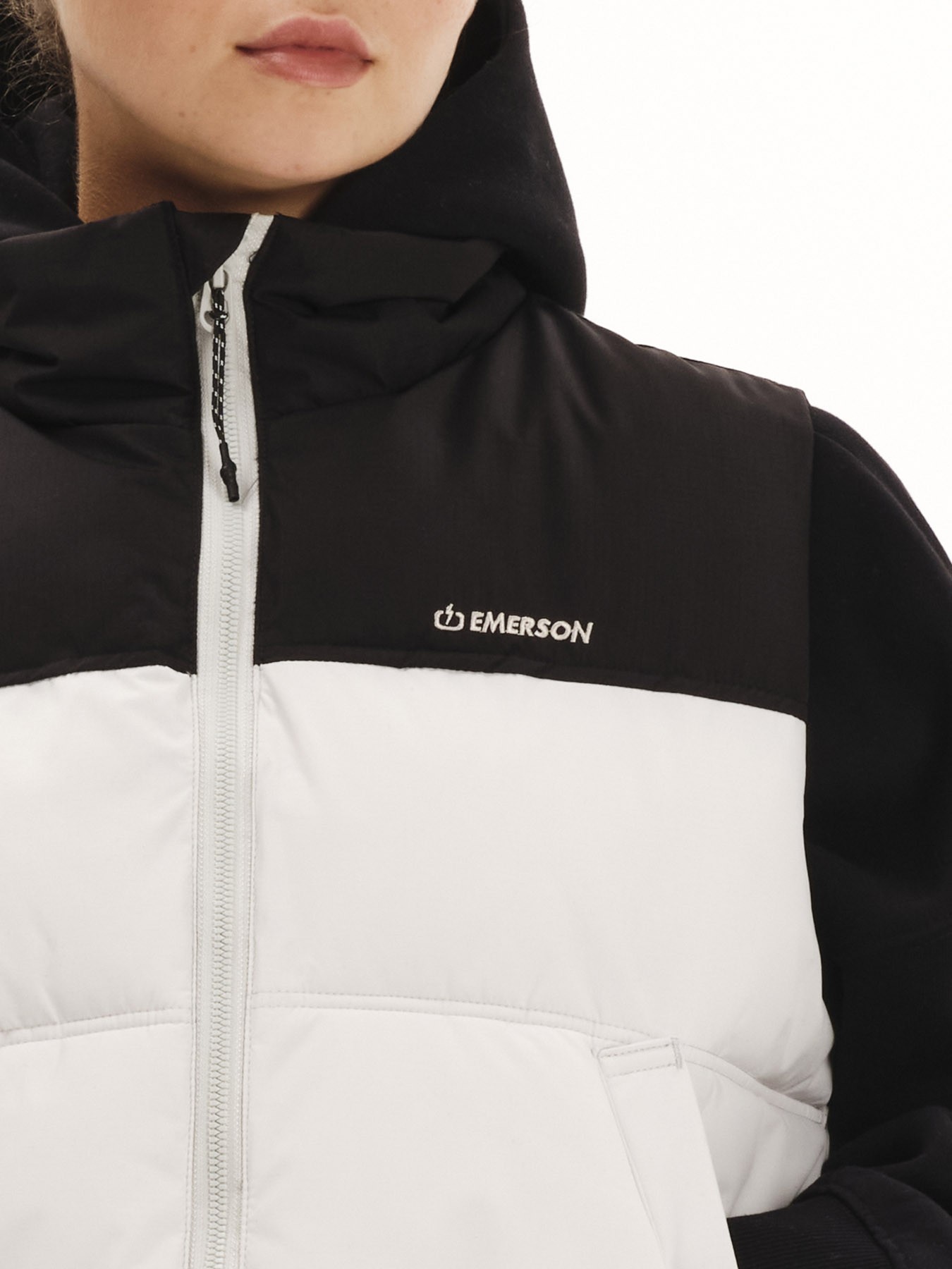 Emerson Γυναικείο Αμάνικο Μπουφάν Puffer 252.EW10.73 Clay Gray/Black - Image 6