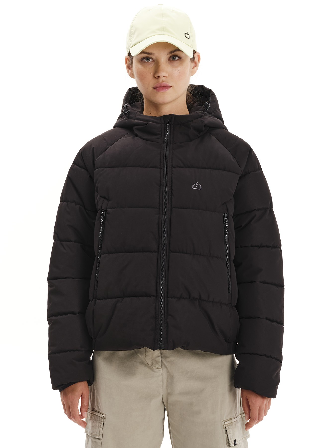 Emerson Γυναικείο Μπουφάν Με Κουκoύλα Hooded Puffer 252.EW10.91 Black