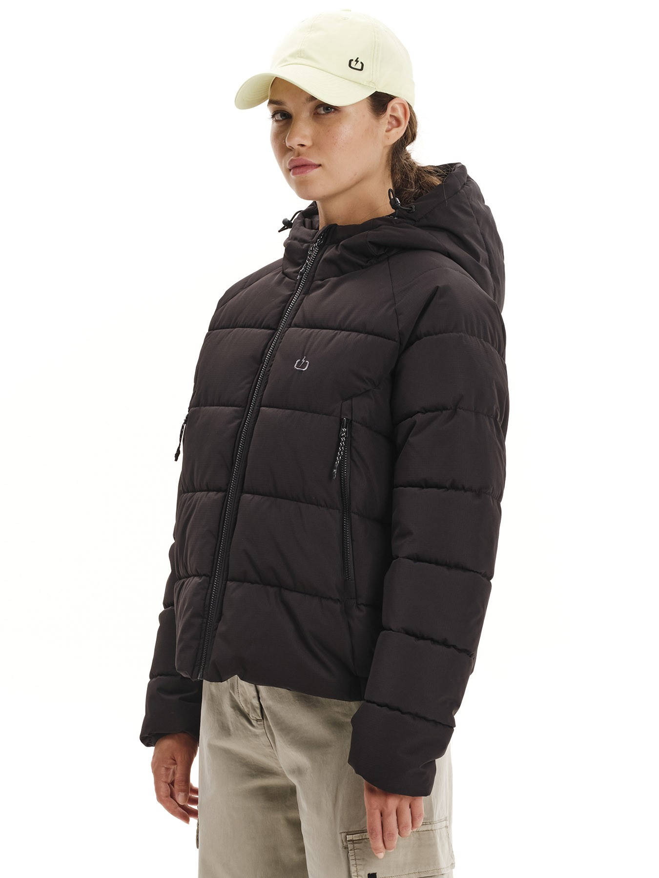 Emerson Γυναικείο Μπουφάν Με Κουκoύλα Hooded Puffer 252.EW10.91 Black - Image 2