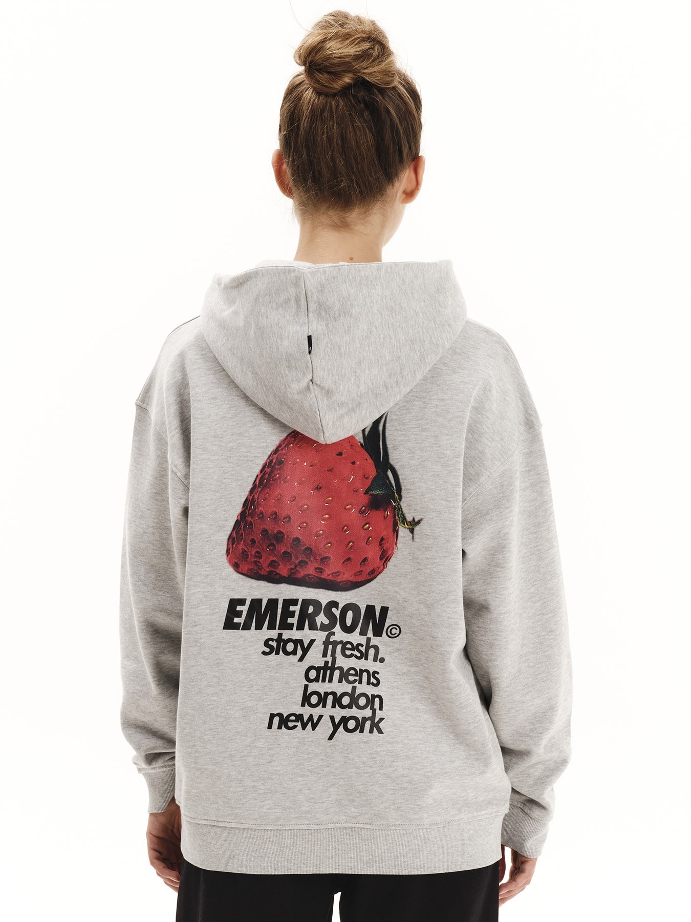 Emerson Γυναικείο Φούτερ Strawberry 252.EW20.24 Grey/ML - Image 3