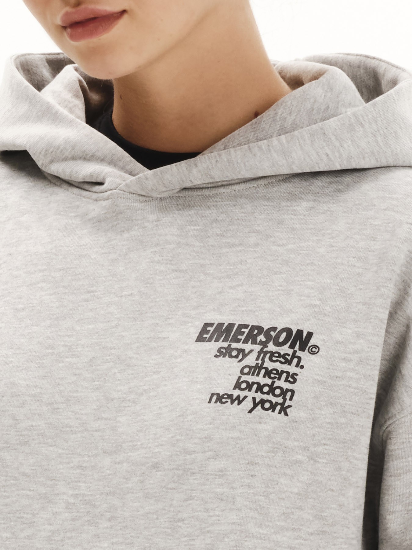 Emerson Γυναικείο Φούτερ Strawberry 252.EW20.24 Grey/ML - Image 6