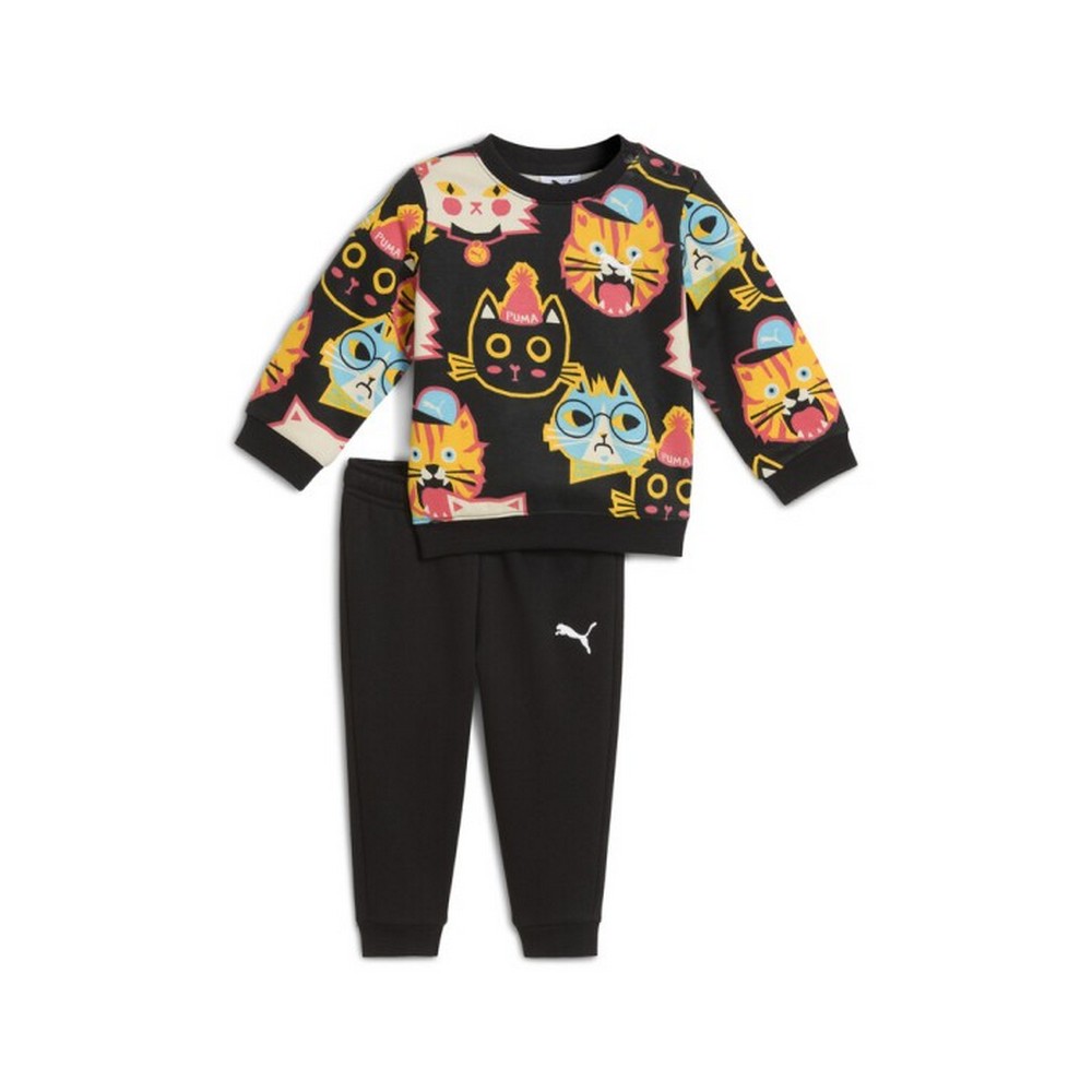 Puma Minicats Moody Cat AOP Crew Set Inf 633405-01