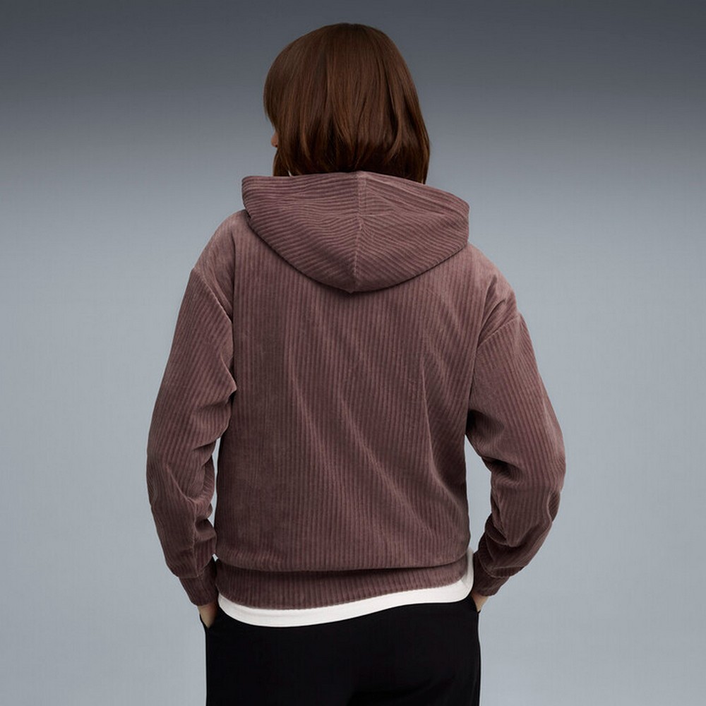 Puma Ess Elevated Comfort Velour Rib Hoodie 688107-88 - Image 2