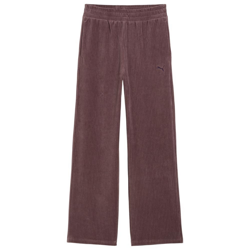 Puma Ess Elevated Velour Rib Straight Leg Pants 688108-88 - Image 4