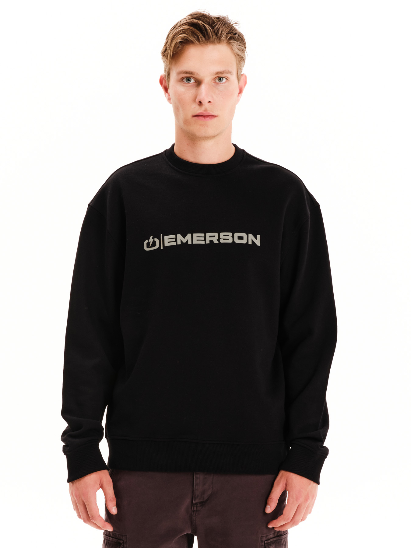 Emerson Crew Neck Ανδρικό 252.EM20.03 Black