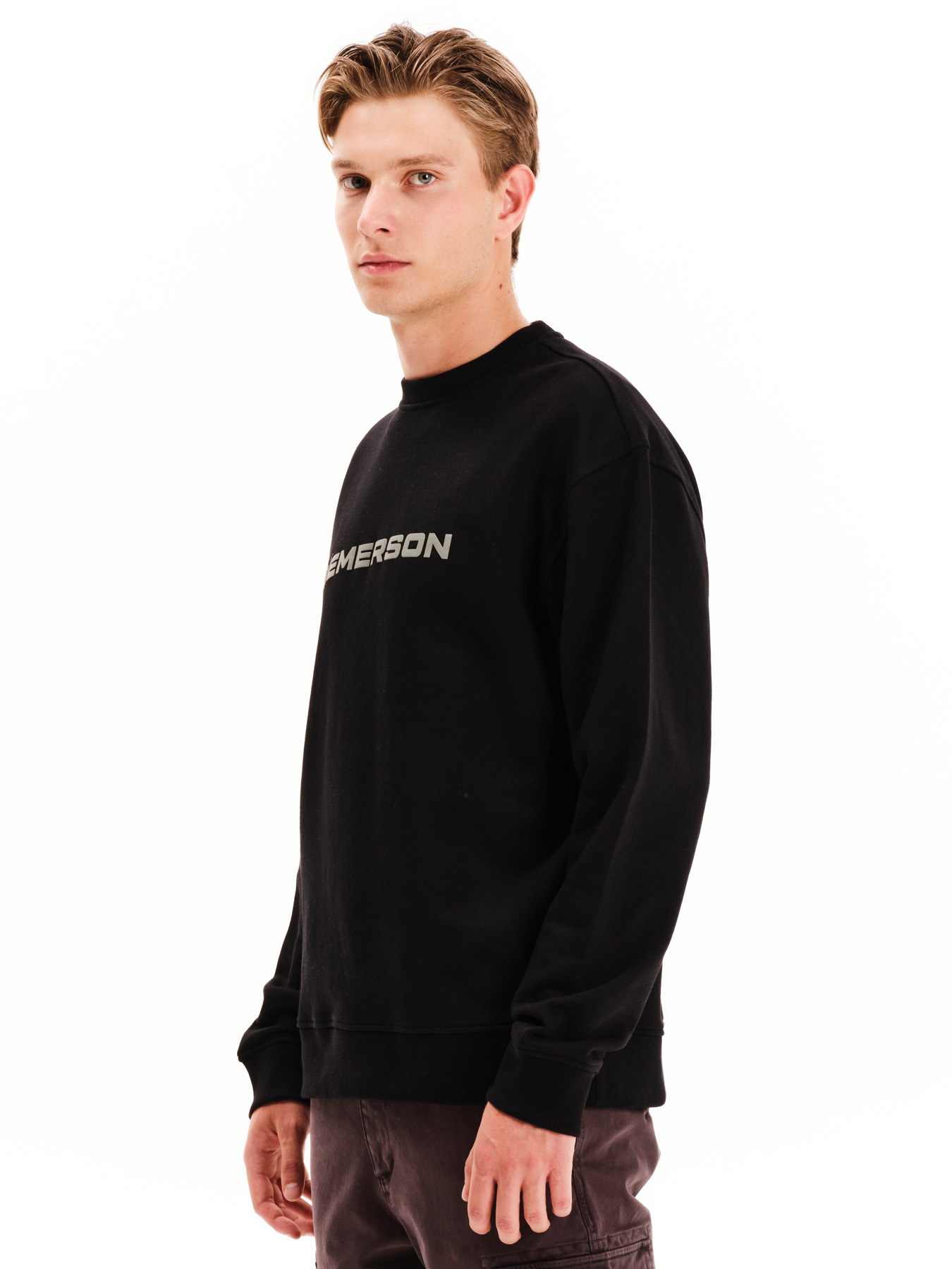 Emerson Crew Neck Ανδρικό 252.EM20.03 Black - Image 2
