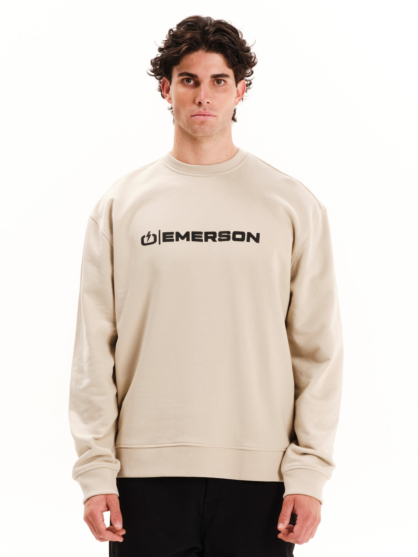 Emerson Crew Neck Ανδρικό 252.EM20.03 Clay Grey