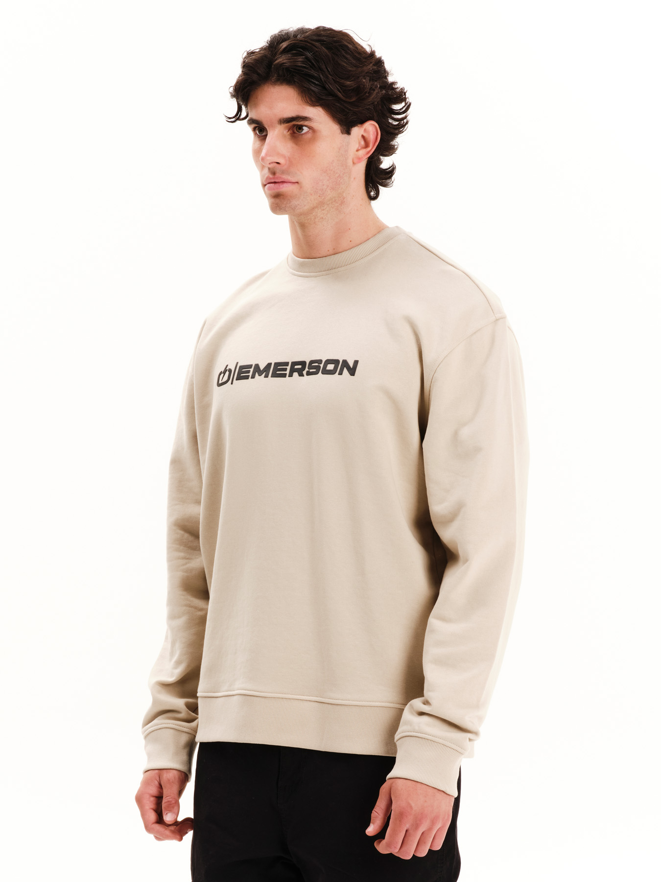 Emerson Crew Neck Ανδρικό 252.EM20.03 Clay Grey - Image 2