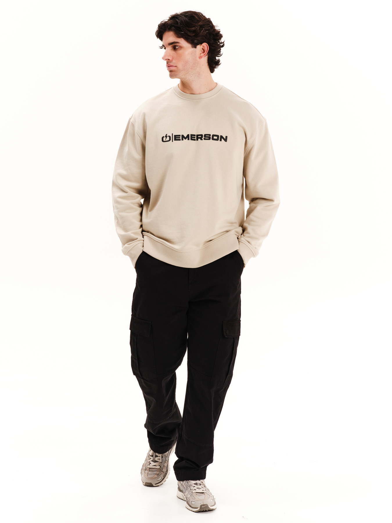 Emerson Crew Neck Ανδρικό 252.EM20.03 Clay Grey - Image 4