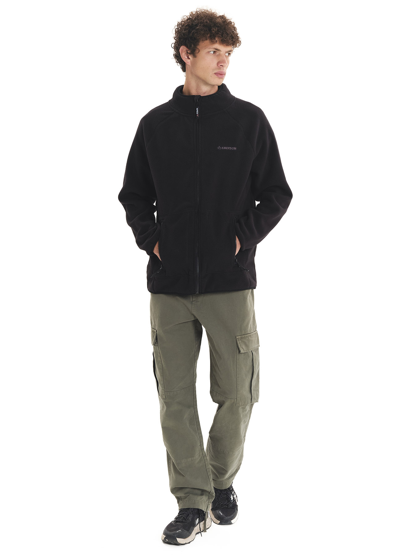 Emerson Full Zip Fleece Ανδρικό 252.EM29.19 Black - Image 4