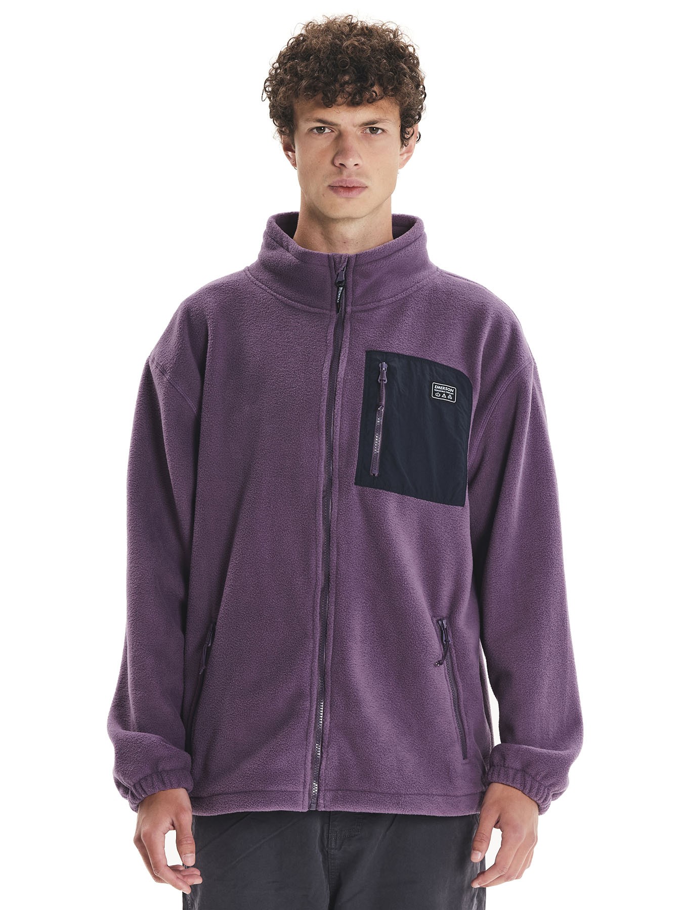 Emerson Full Zip Fleece Ανδρικό 252.EM29.29 Grape Purple