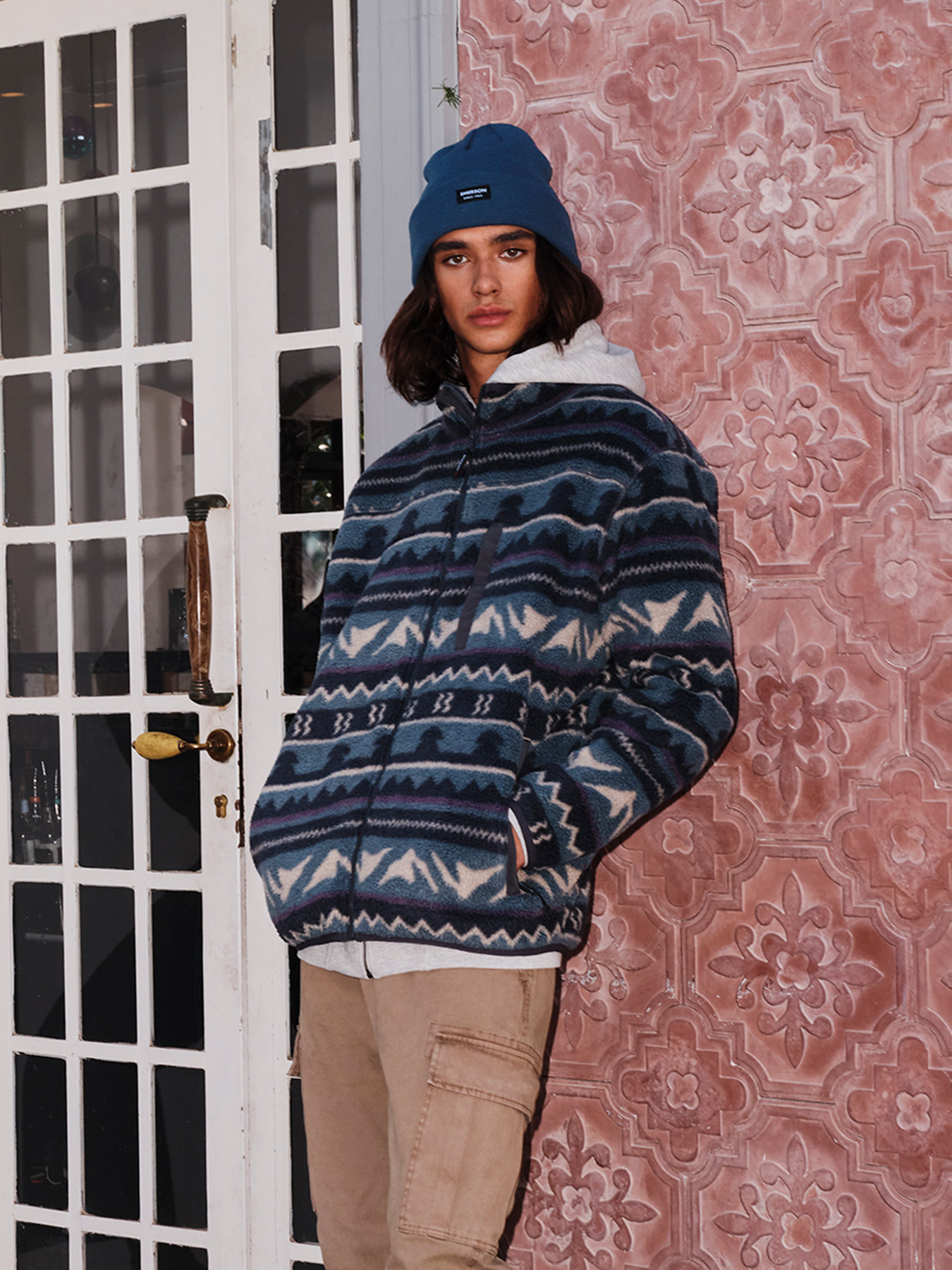 Emerson Full Zip Fleece Ανδρικό 252.EM290.122 PR538 Blue - Image 8