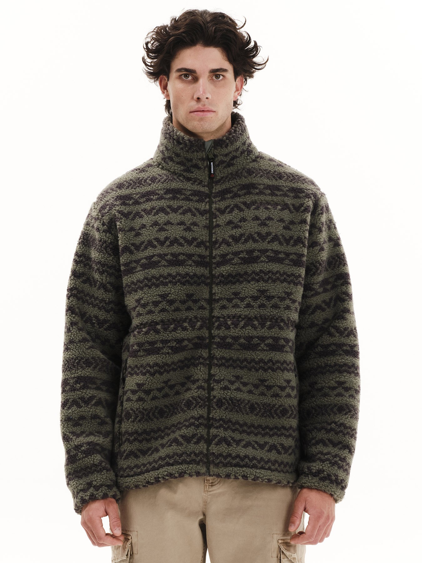 Emerson Sherpa Full Zip Fleece Ανδρικό 252.EM290.406 PR541 Green