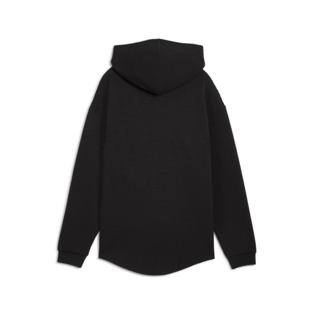 Puma Women’s Studio Textured Hoodie 525756-01 - Image 2