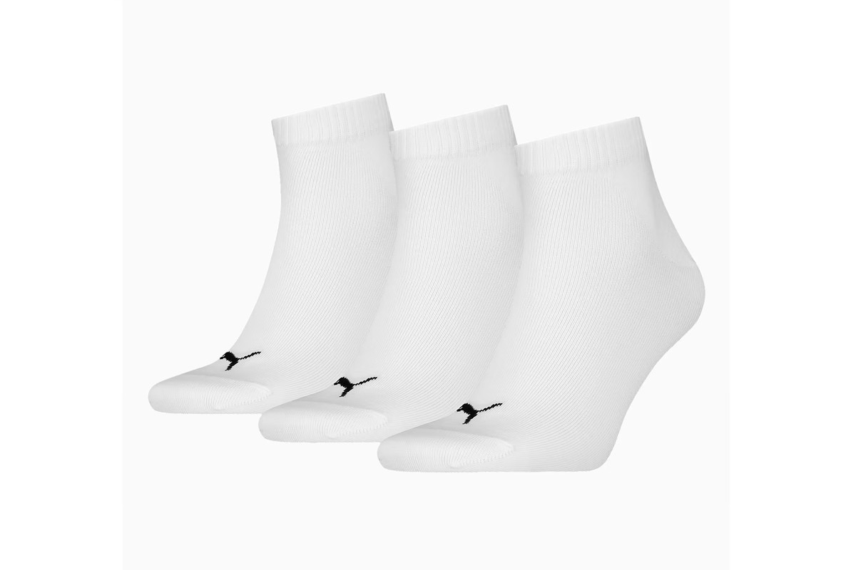 Puma Quarter Plain Κάλτσες Κοντές 3 Ζευγάρια 938589-09