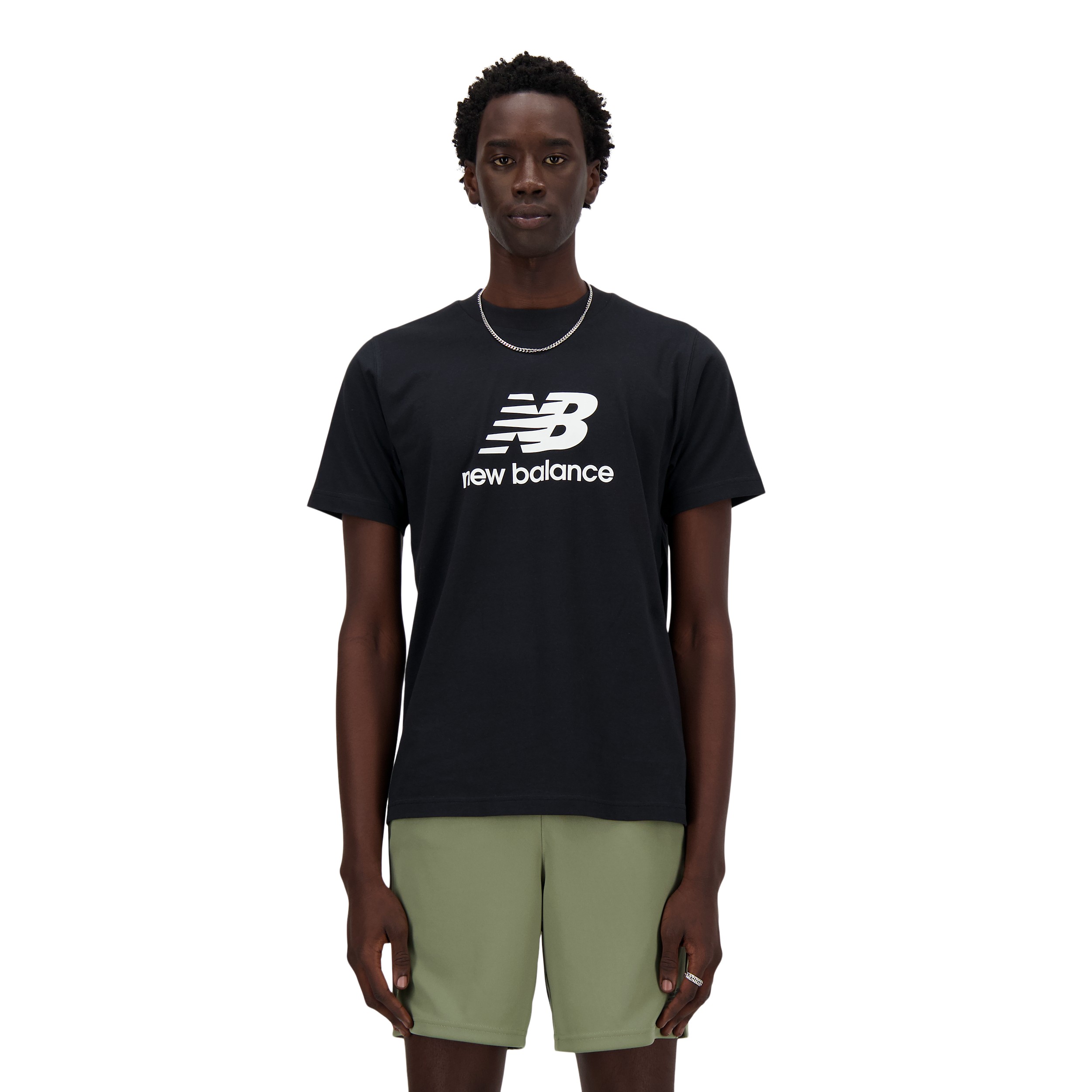 New Balance Stacked Logo T-Shirt MT41502BK
