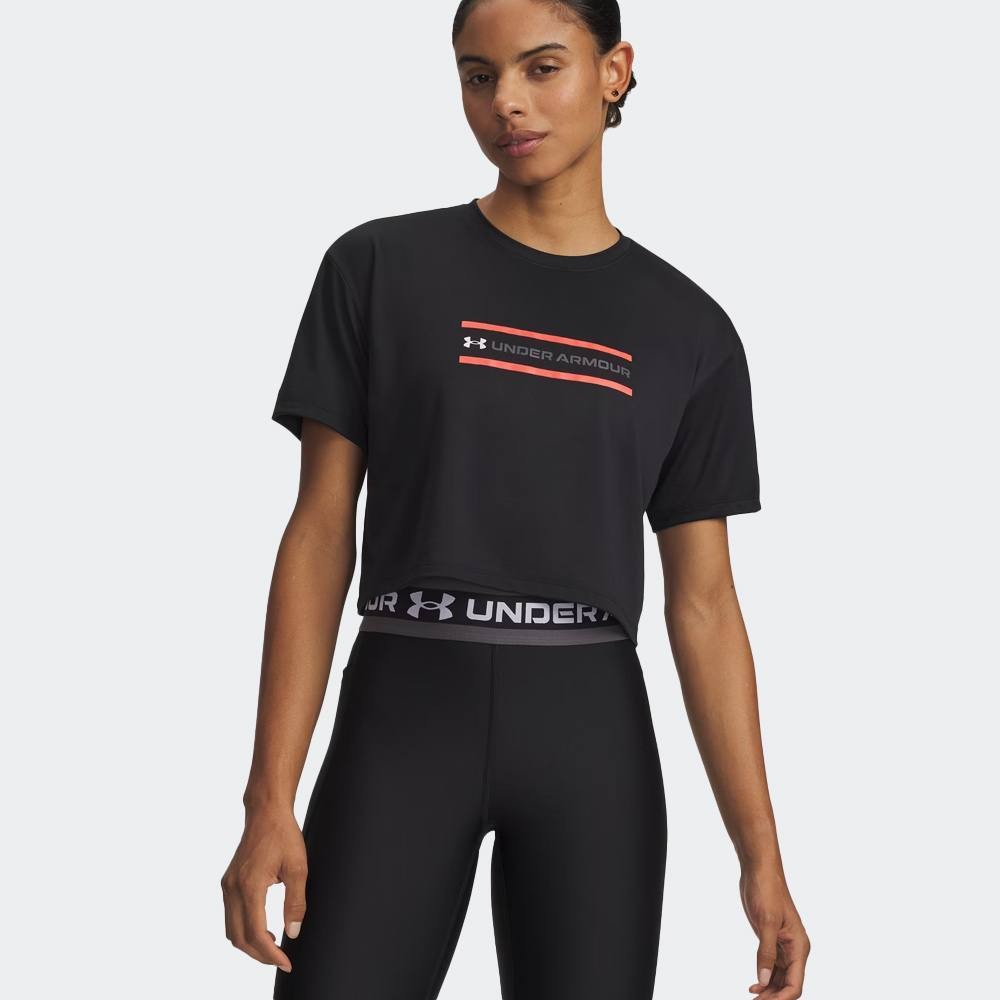 Under Armour Tech Branded Crop Γυναικείο T-Shirt 6009987-001