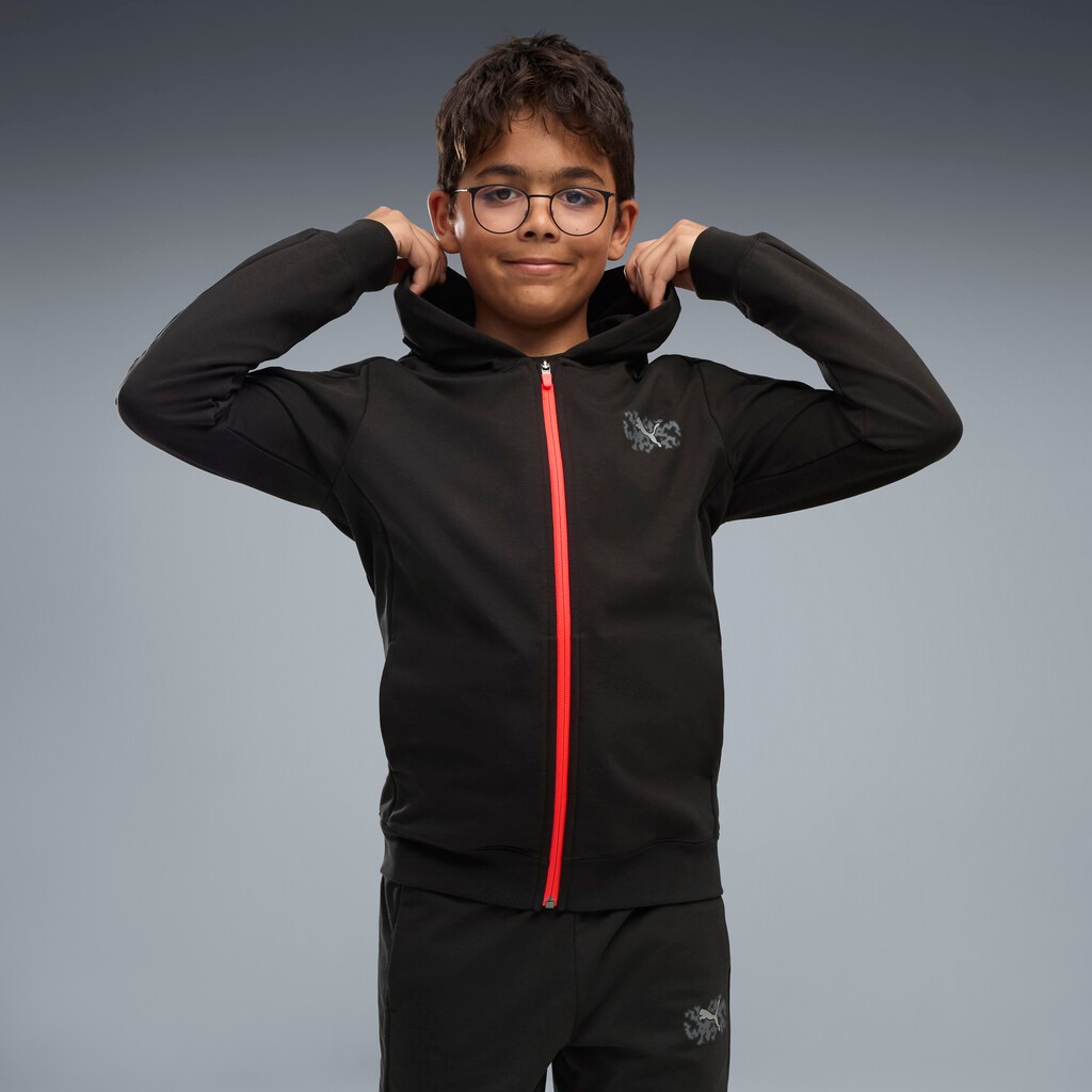 Puma Active Sports Full-Zip Hoodie Παιδική Ζακέτα 529267-01