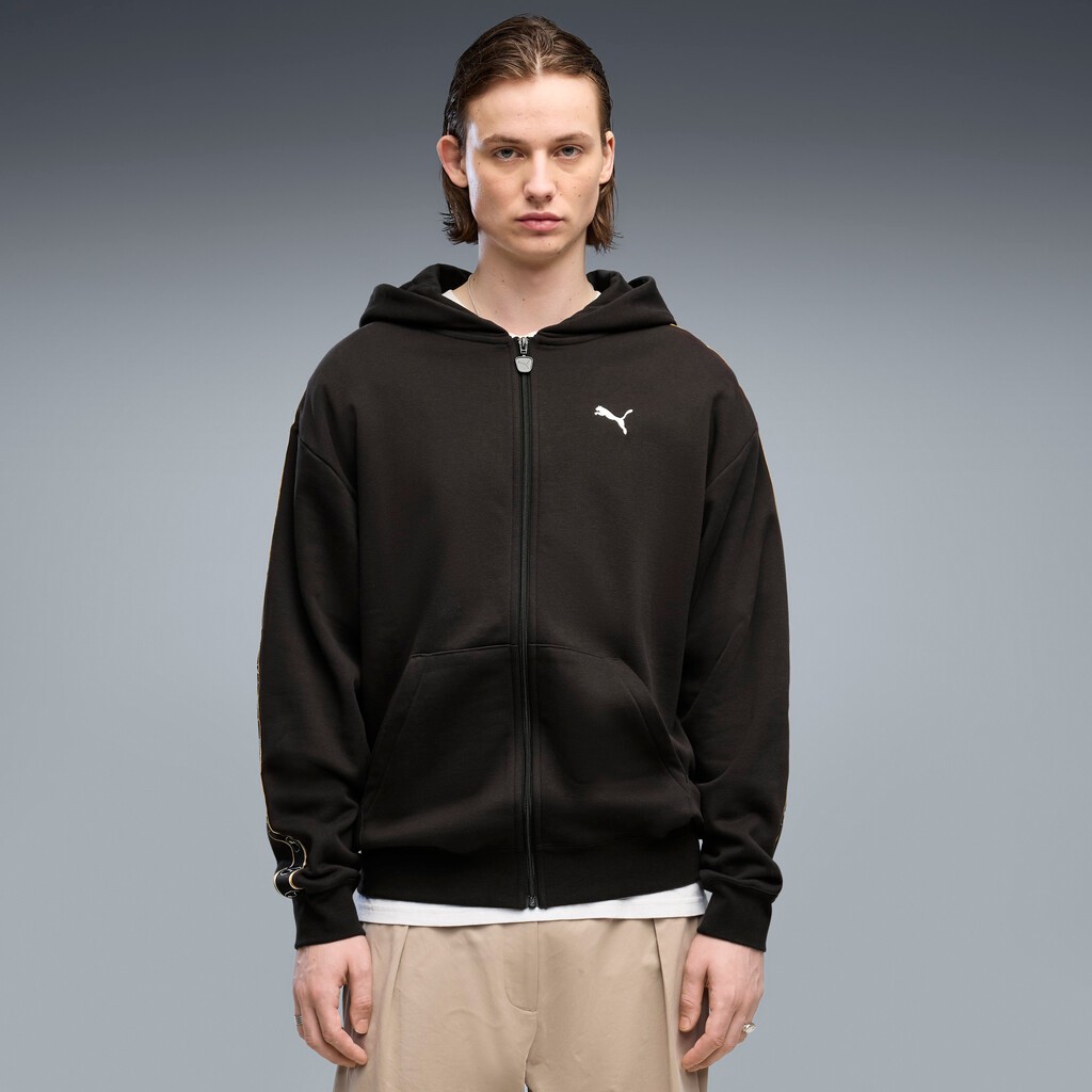 Puma ESS Tape Relaxed Full-Zip Hoodie Fl Ανδρική Ζακέτα 694343-01